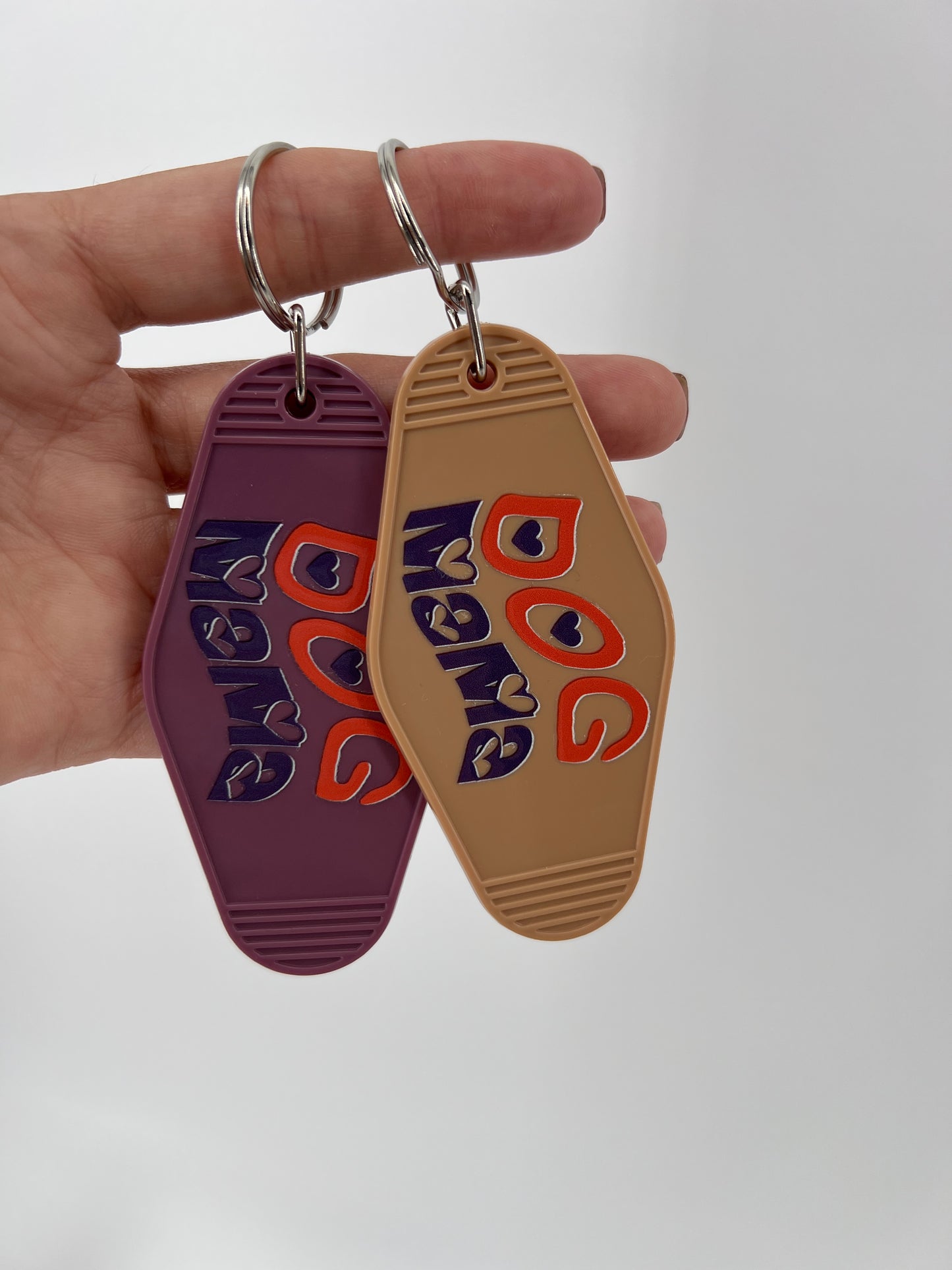 Dog and Cat Mom Motel Keychain Collection
