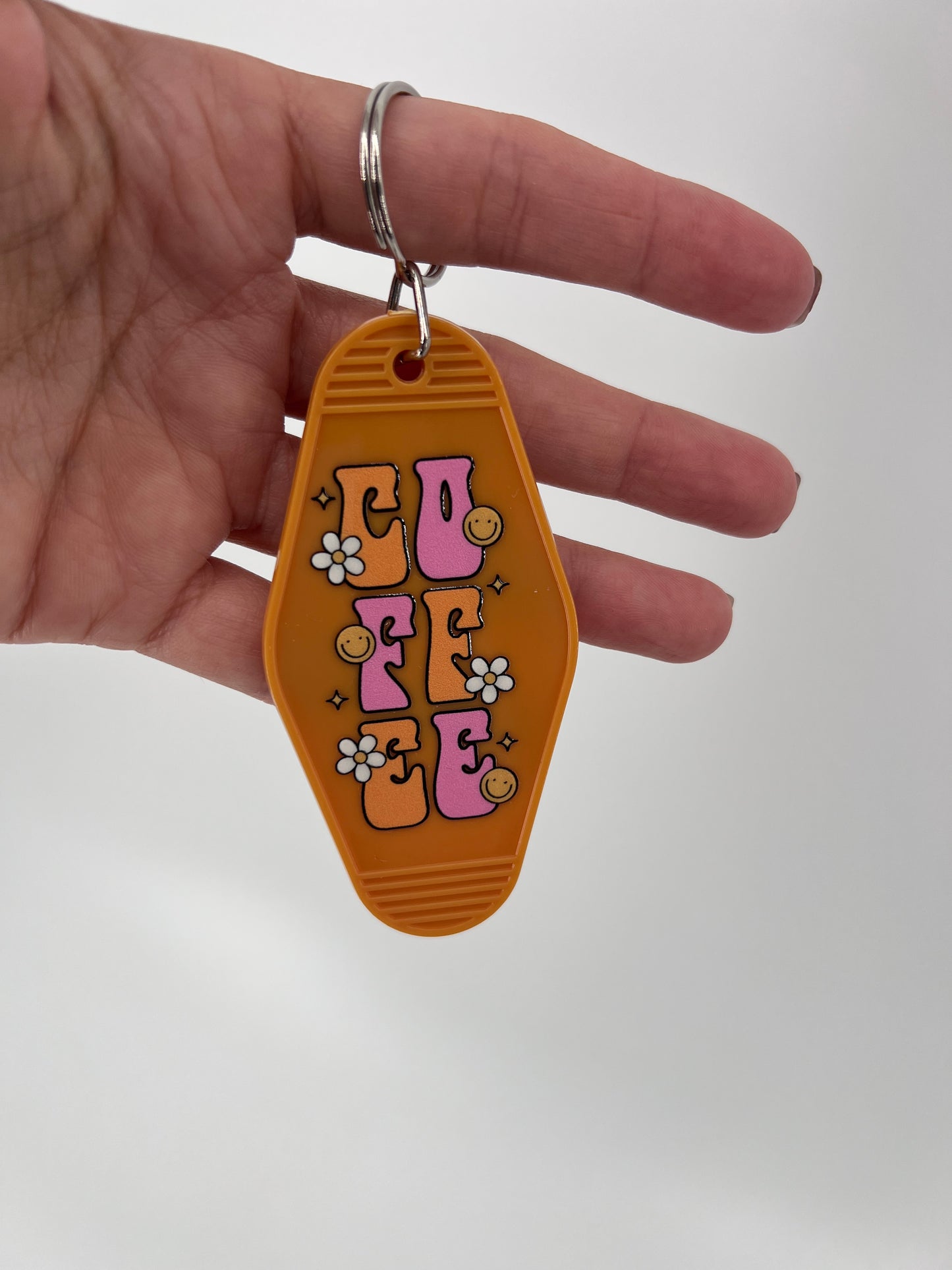 All About Coffee Motel Keychain Collection