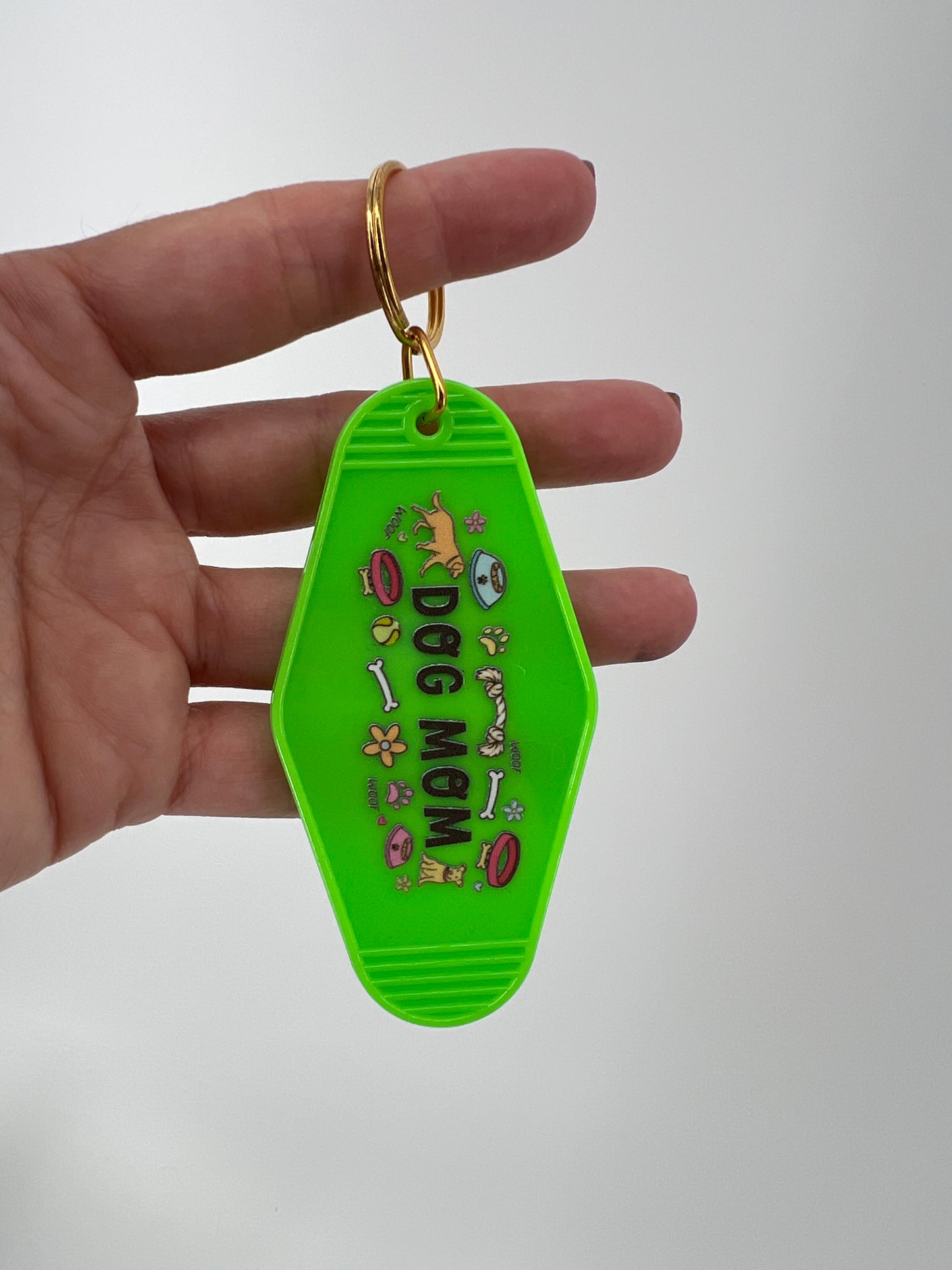 Dog and Cat Mom Motel Keychain Collection