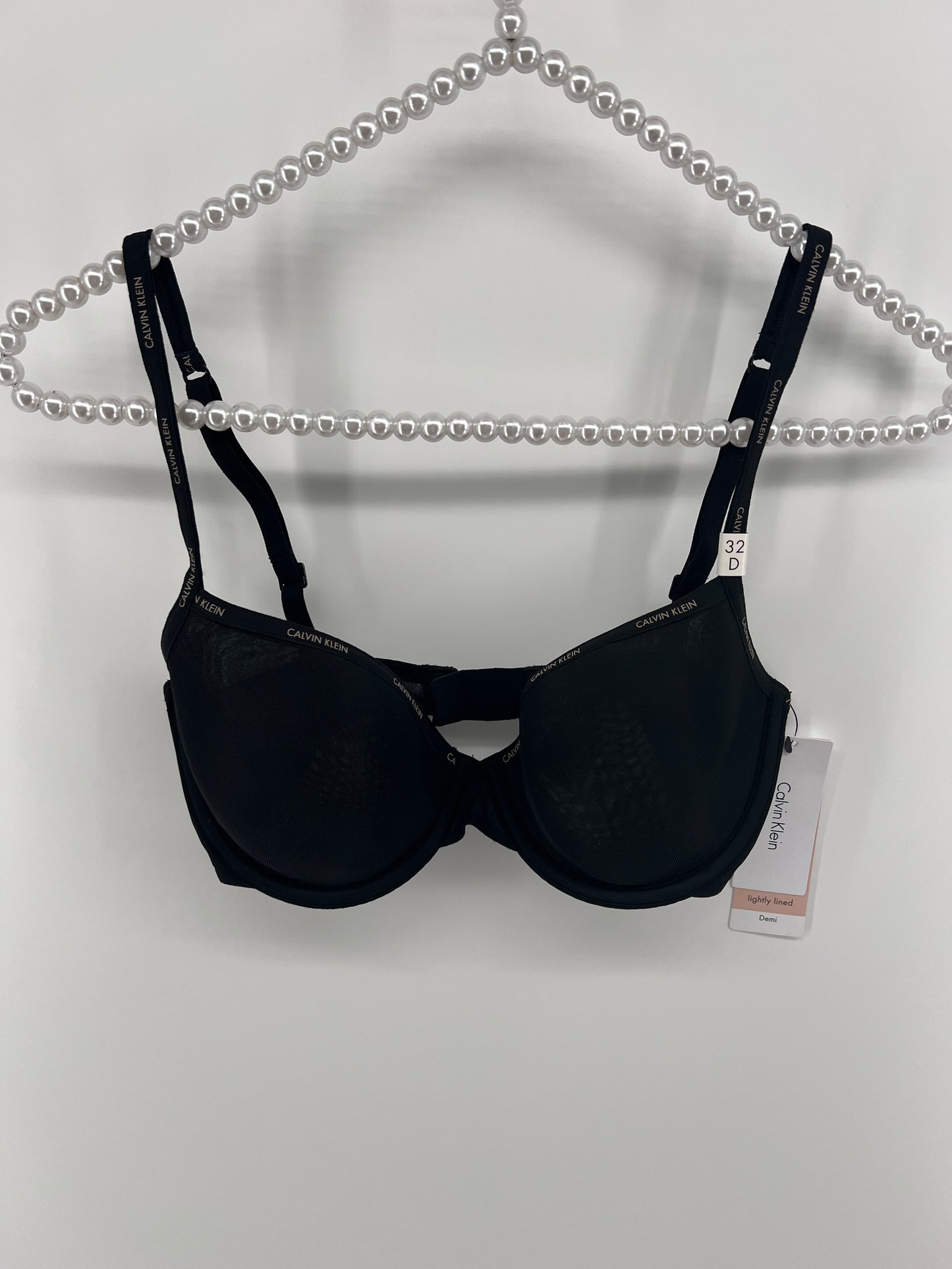 Calvin Klein Lightly Lined Demi Bra Black US/UK Size 32D