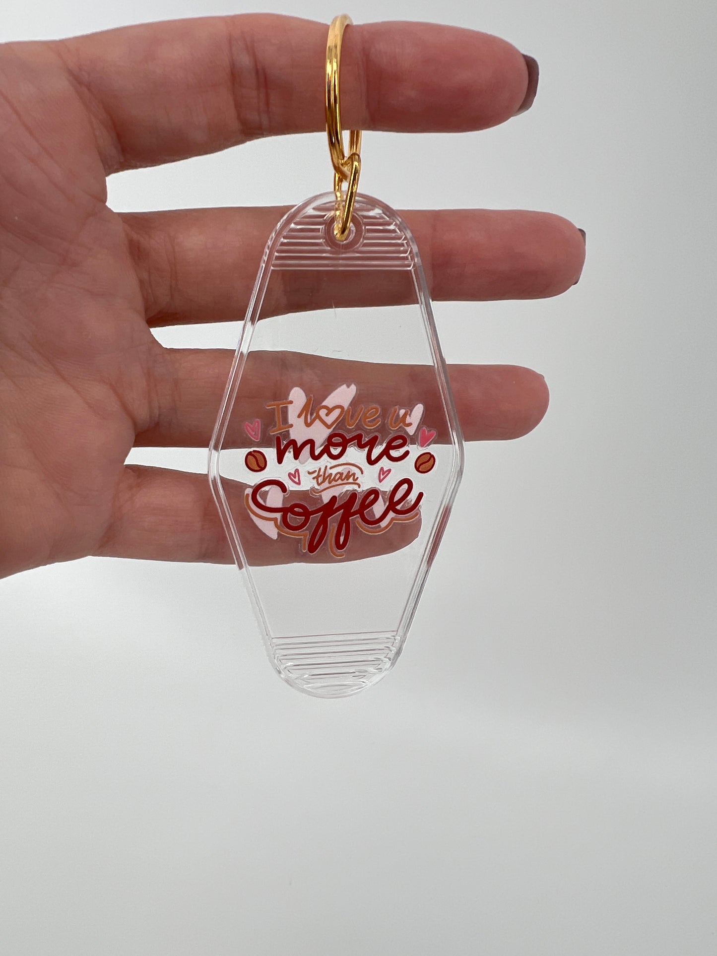 All About Coffee Motel Keychain Collection