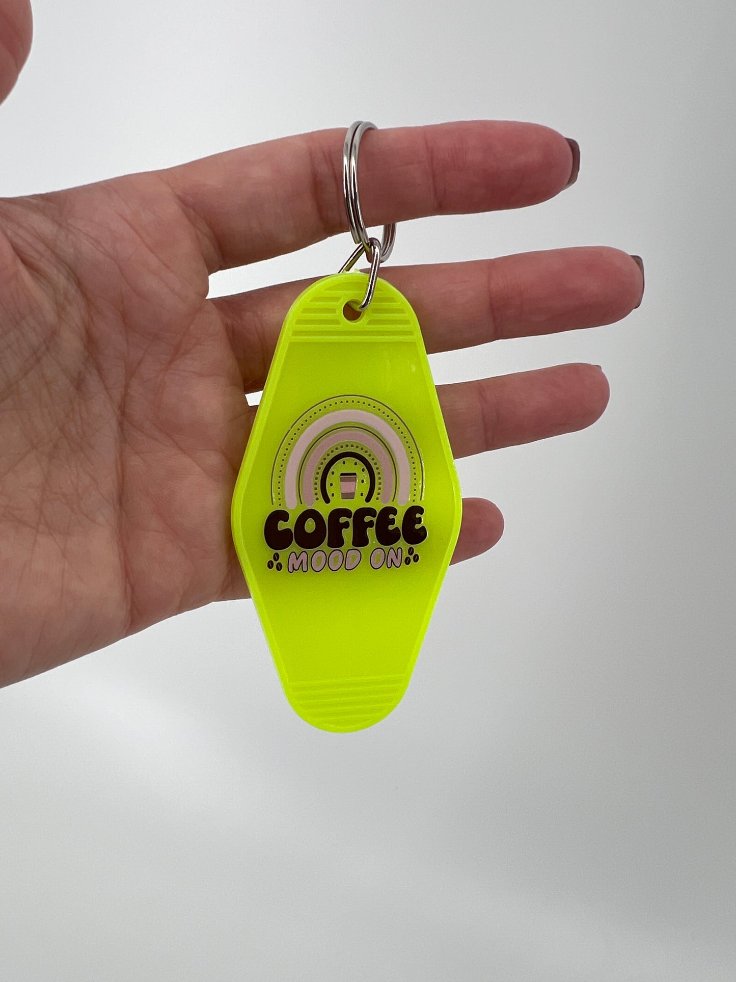 All About Coffee Motel Keychain Collection