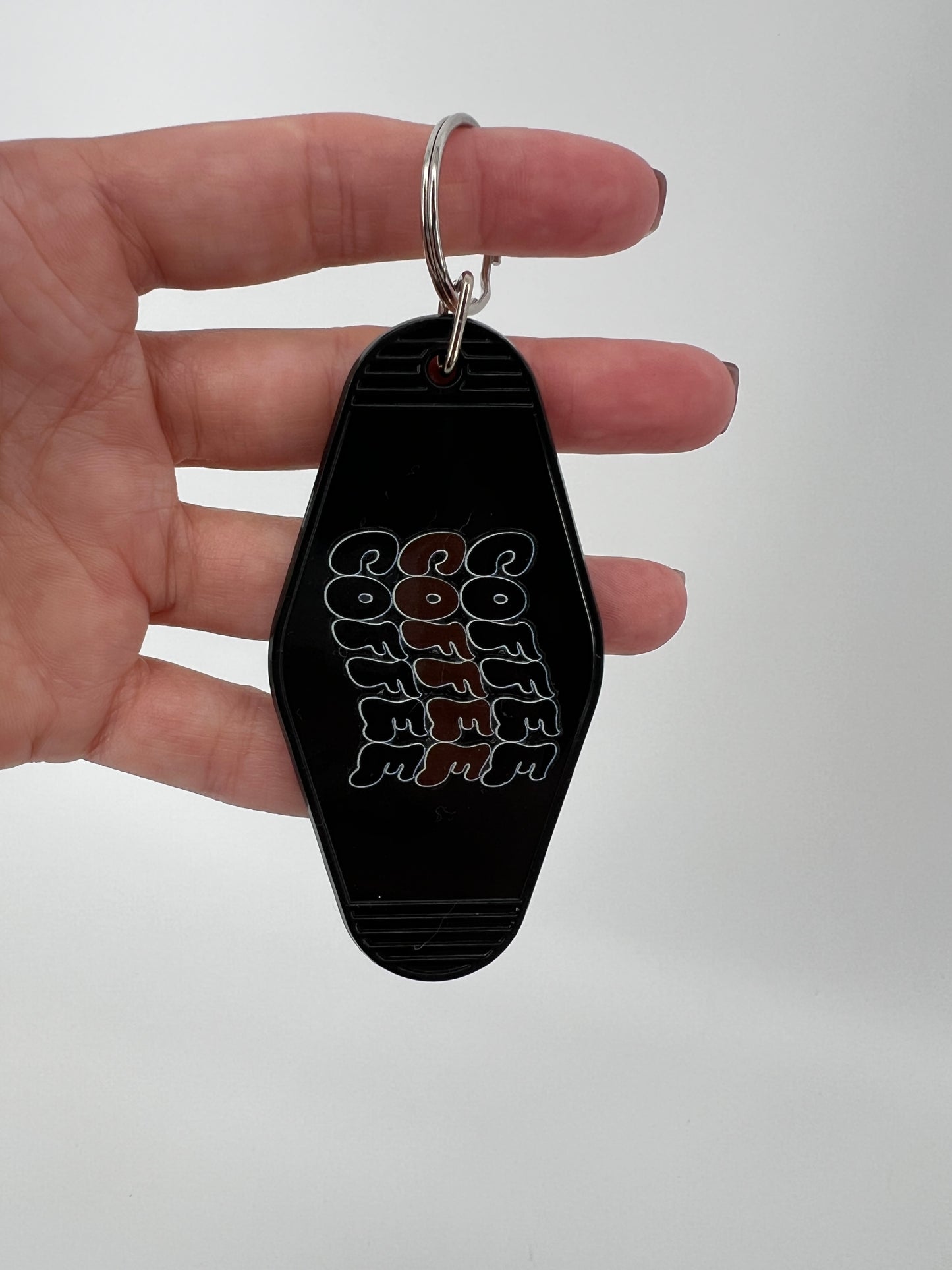 All About Coffee Motel Keychain Collection