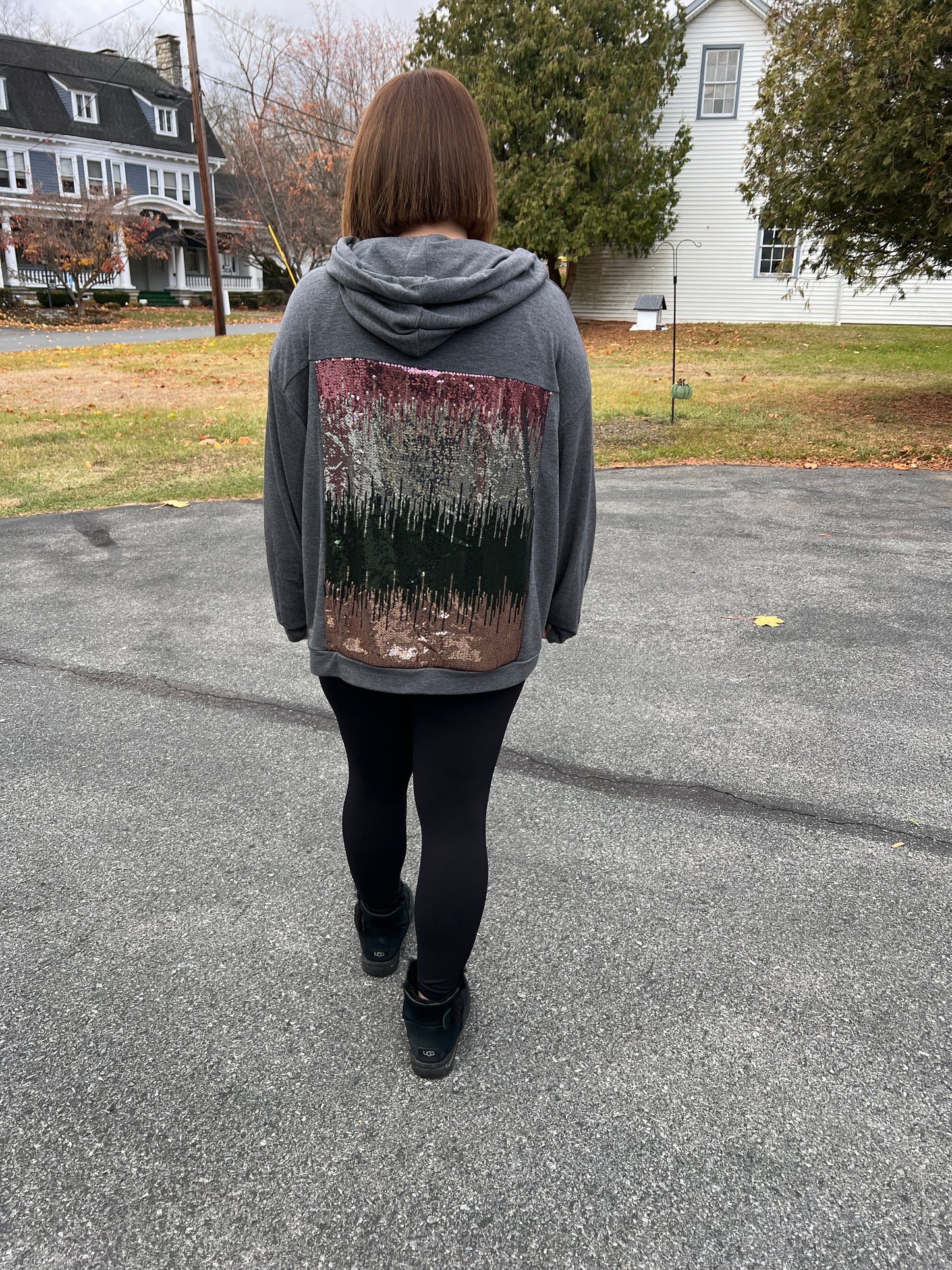 Sequined Hoodie