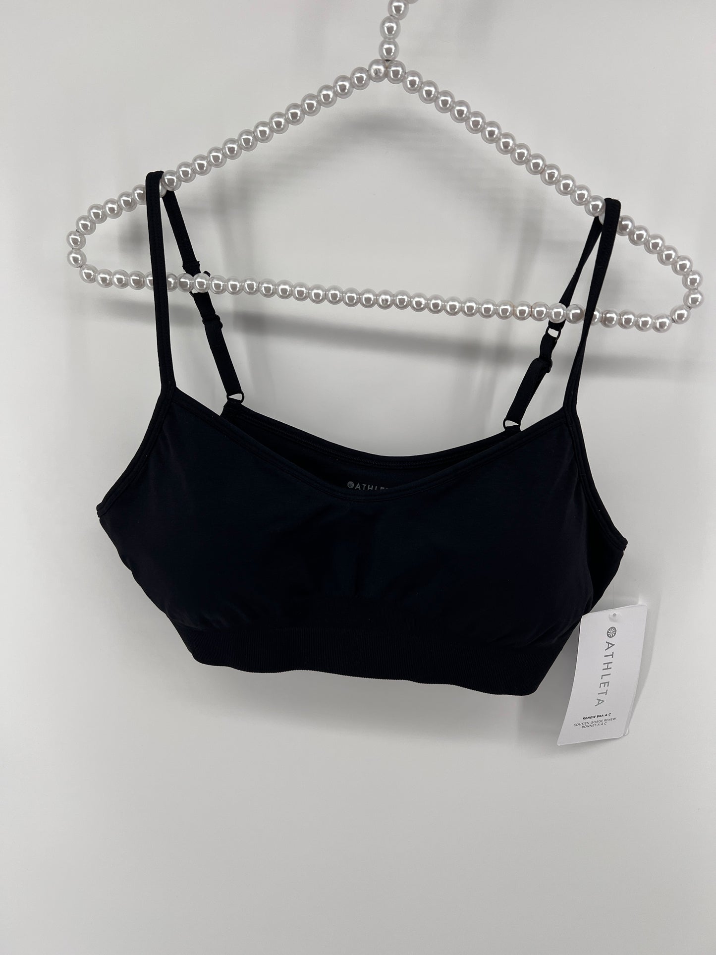 Athleta Renew Seamless Ribbed Bra A-C Cups Size Large