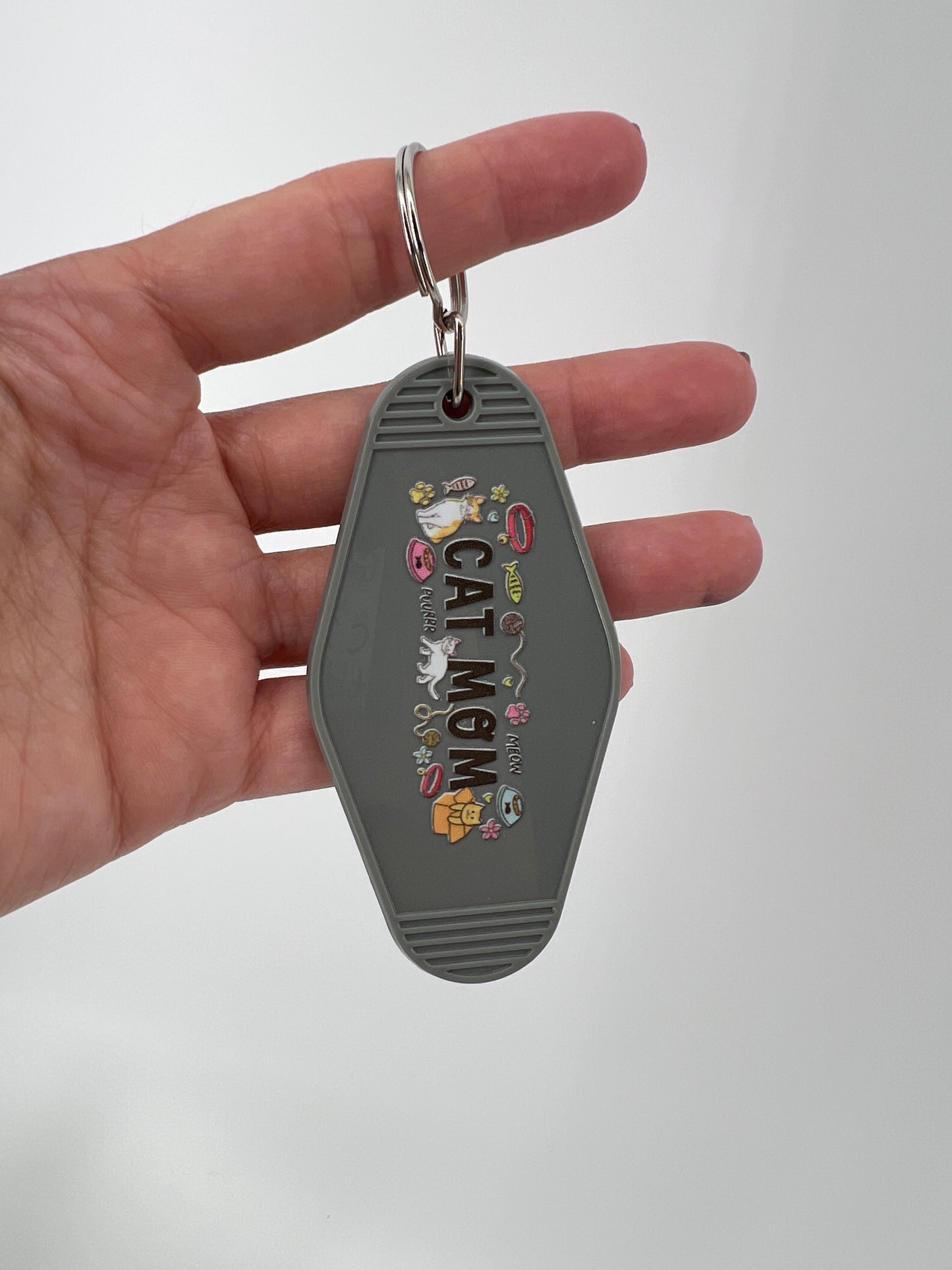 Dog and Cat Mom Motel Keychain Collection